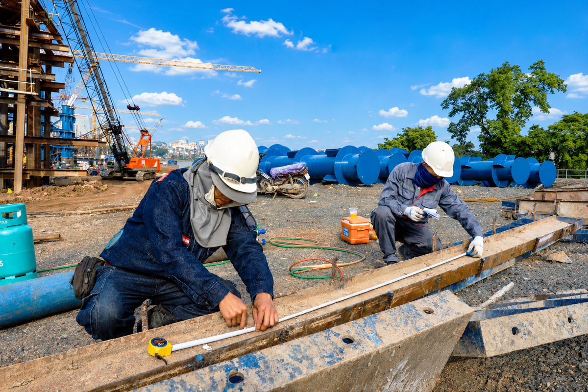 Tăng tốc thi công cầu Trần Hưng Đạo- Ảnh 3.