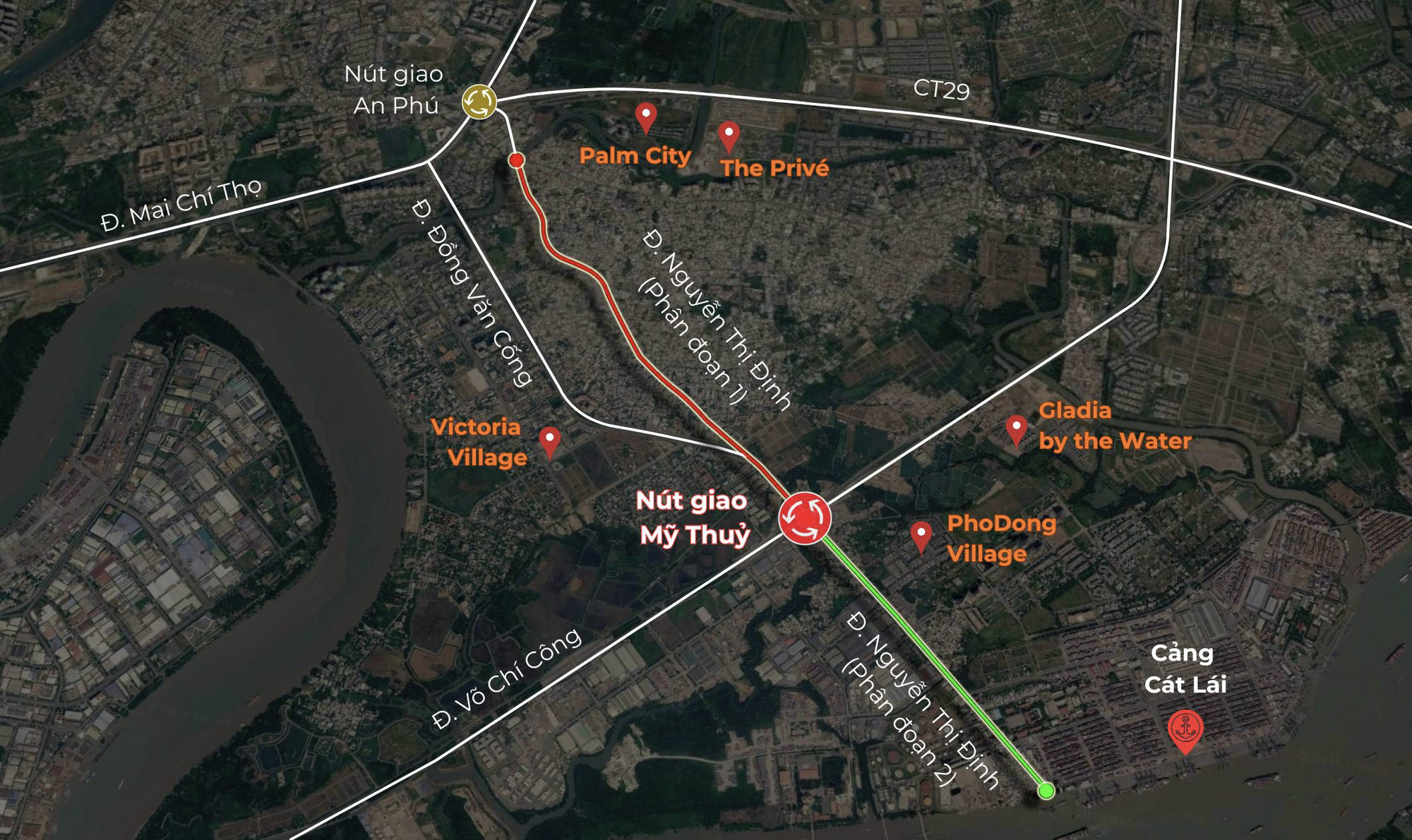 Cận cảnh nút giao 4 tầng đầu tiên ở TP.HCM: Trị giá hơn 3.600 tỷ, là “lối vào” của cảng container lớn nhất cả nước- Ảnh 2.