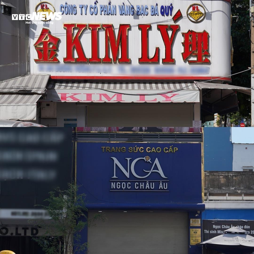 Tiệm kim cương Ngọc Châu Âu, tiệm vàng Kim Lý đồng loạt đóng cửa- Ảnh 2.