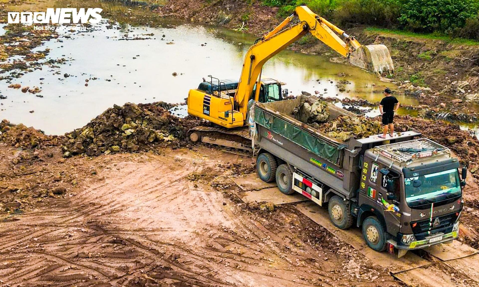 Cận cảnh hồ điều hòa hơn 30 ha đang thành hình ở cửa ngõ phía Đông Hà Nội- Ảnh 10.