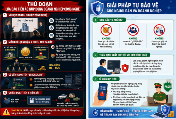 Khởi tố 2 đối tượng dựng doanh nghiệp “bình phong”, lừa đảo đầu tư tiền ảo  - Ảnh 1.