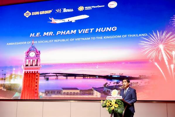 Sun PhuQuoc Airways hiện diện tại Thái Lan, khai trương đường bay Bangkok - Phú Quốc từ 8/8/2026 - Ảnh 1. Sun PhuQuoc Airways hiện diện tại Thái Lan, khai trương đường bay Bangkok - Phú Quốc từ 8/8/2026 - Ảnh 1.