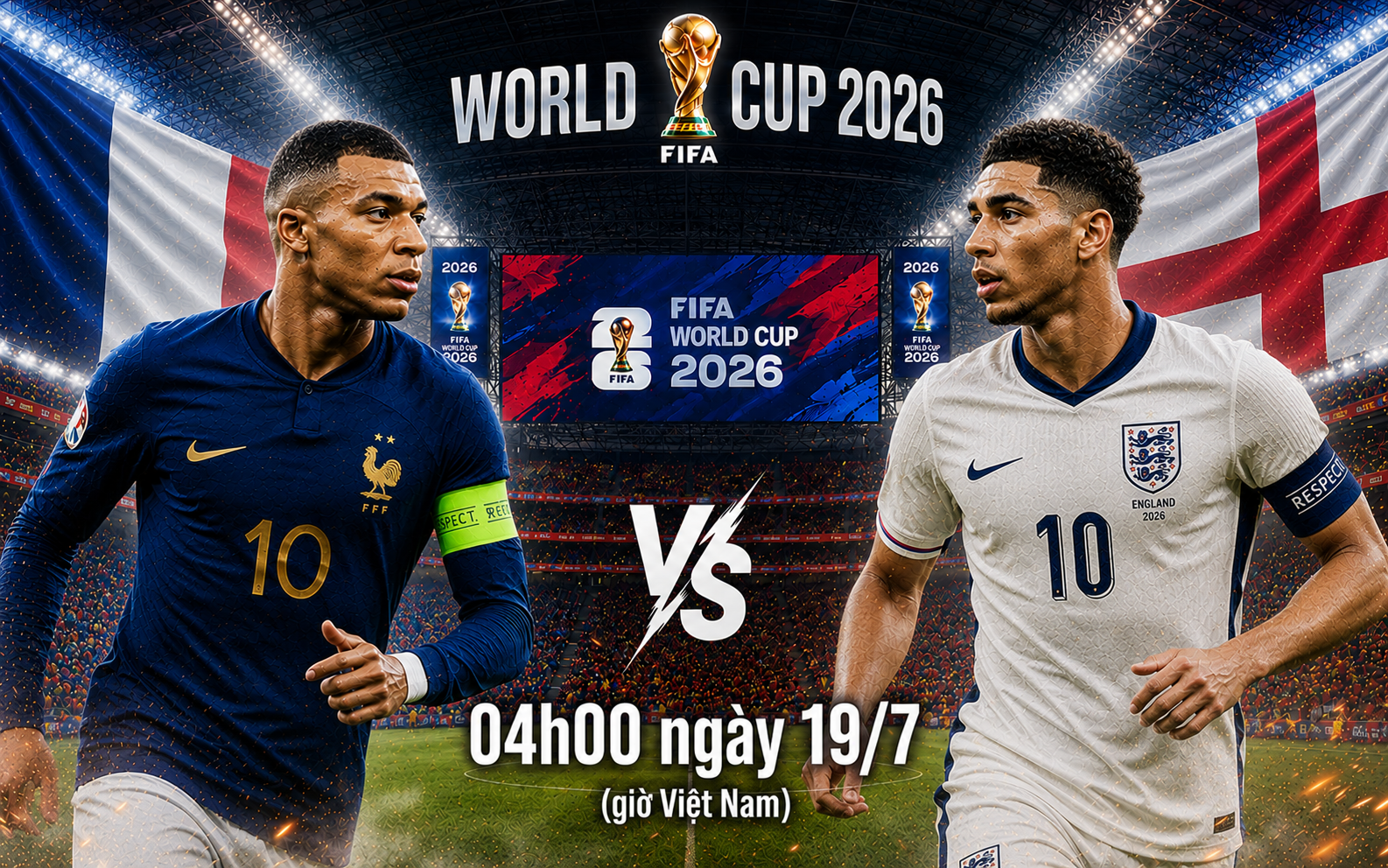 Siêu máy tính dự đoán Pháp vs Anh: Pháp tạo mưa bàn thắng, Mbappe cướp ngôi World Cup của Messi - Ảnh 1.