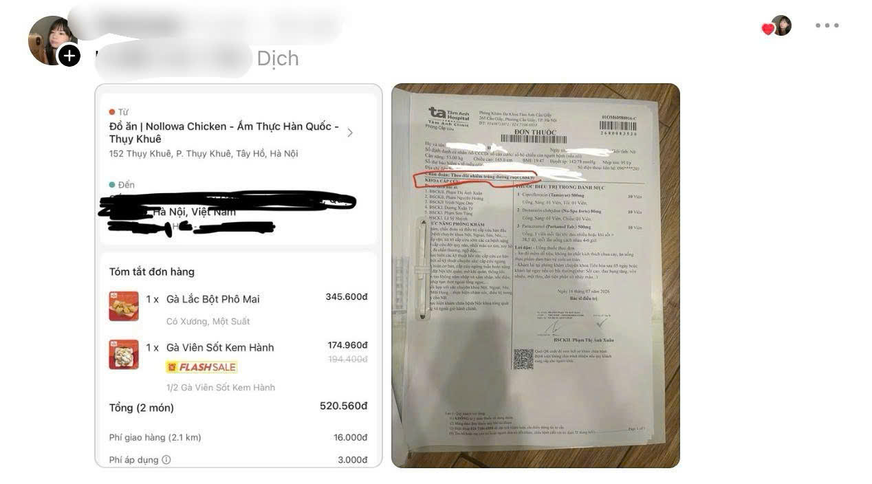 Bị tố làm khách bị ngộ độc, PHẢI ĐI CẤP CỨU vì NHIỄM TRÙNG ĐƯỜNG RUỘT: Đại diện Nollowa Chicken Thụy Khuê (Hà Nội) nói gì?- Ảnh 2.