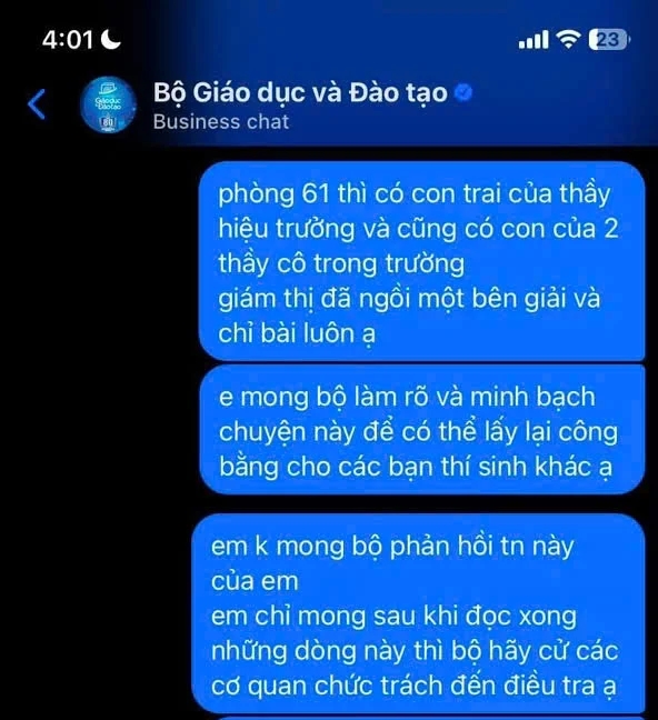 Nóng: Khởi tố vụ sai phạm thi tốt nghiệp THPT tại Quảng Trị sau tin nhắn gửi Bộ GD-ĐT- Ảnh 1.
