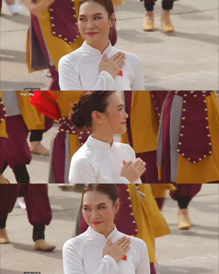 Mỹ Tâm tóc đen, áo dài trắng sáng bừng cả Dinh Độc lập, hình ảnh để đời tái hiện xuất sắc- Ảnh 8.
