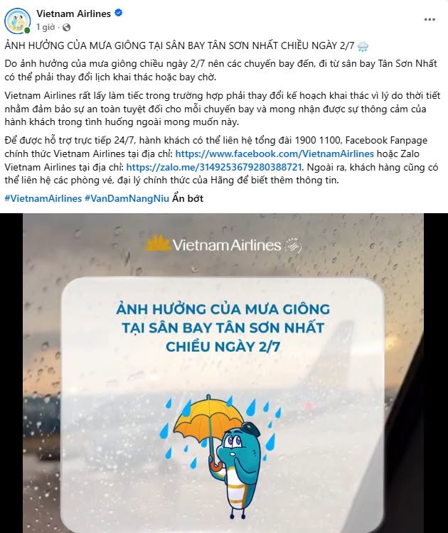 Vietnam Airlines và Vietjet thông báo nóng: Hàng loạt chuyến bay tại Tân Sơn Nhất và Nội Bài buộc phải thay đổi lịch trình- Ảnh 1.