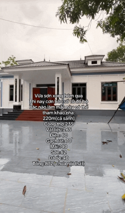 Phú Thọ: Vợ chồng lương 20 triệu/tháng xây nhà 220m² hết 900 triệu, dân mạng tranh cãi "chi phí thật hay content câu view?"- Ảnh 13.