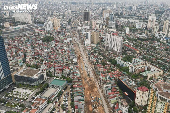 Hà Nội tăng tốc thi công đường 'đắt nhất hành tinh', quyết thông xe trước 2/9- Ảnh 1.