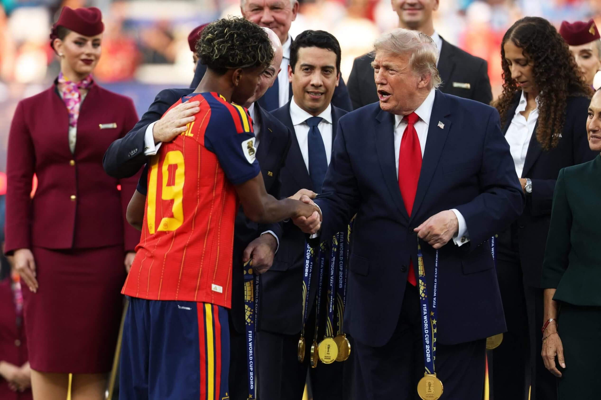 Sự xuất hiện của Tổng thống Donald Trump tại trận chung kết World Cup gây chú ý đặc biệt- Ảnh 3.