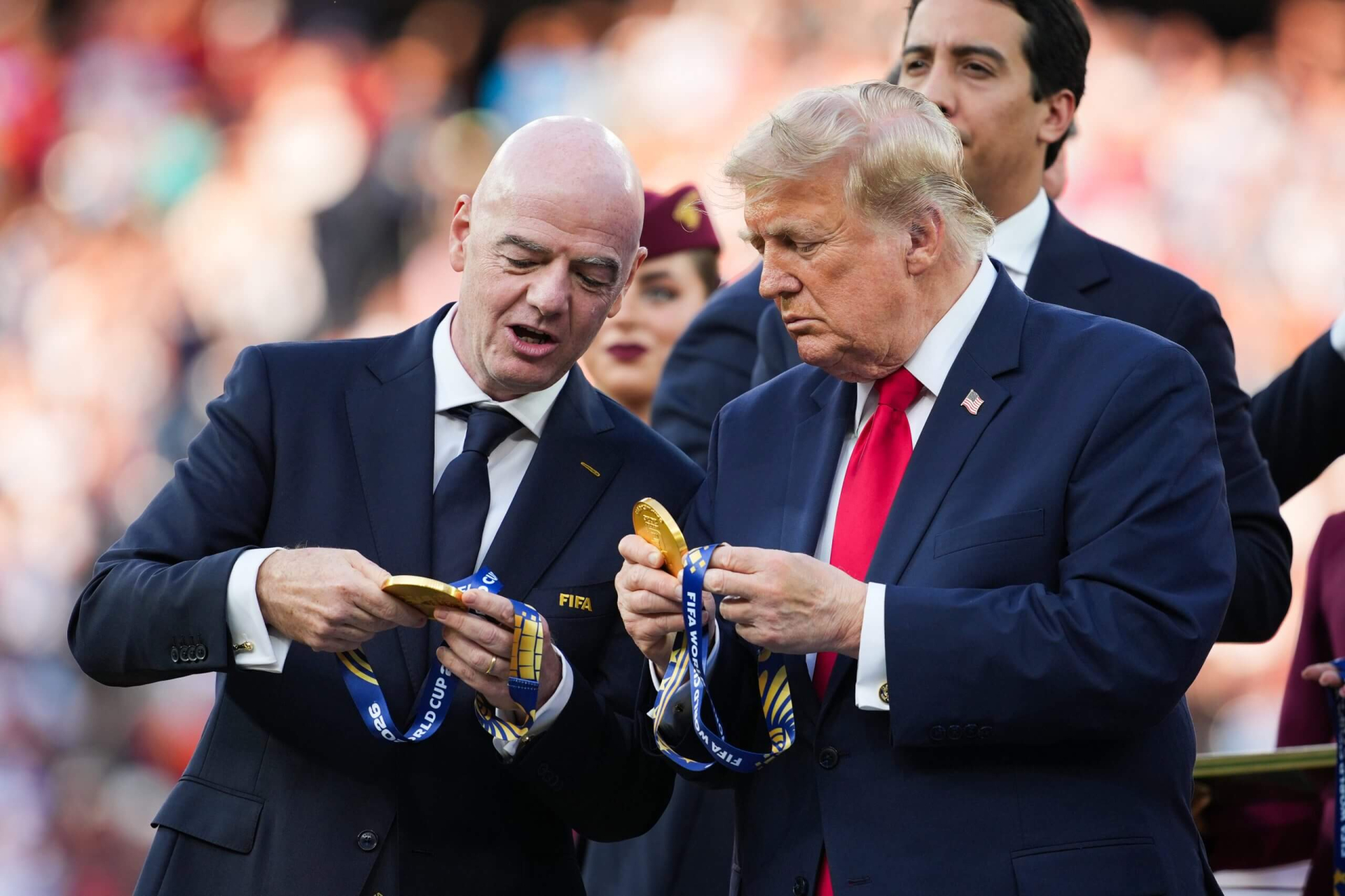 Sự xuất hiện của Tổng thống Donald Trump tại trận chung kết World Cup gây chú ý đặc biệt- Ảnh 4.