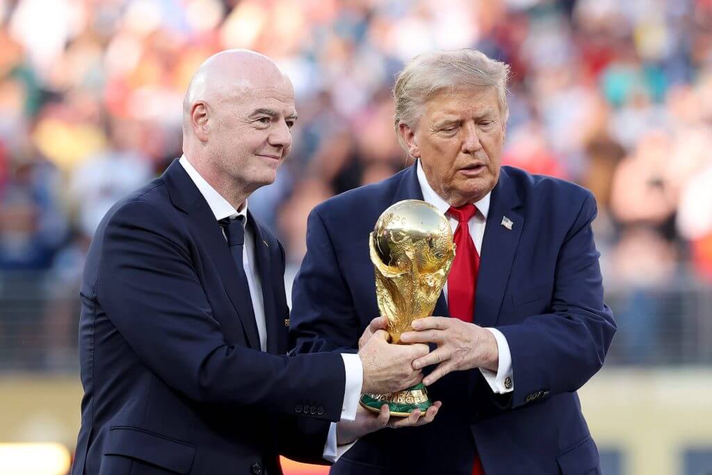 Sự xuất hiện của Tổng thống Donald Trump tại trận chung kết World Cup gây chú ý đặc biệt- Ảnh 2.
