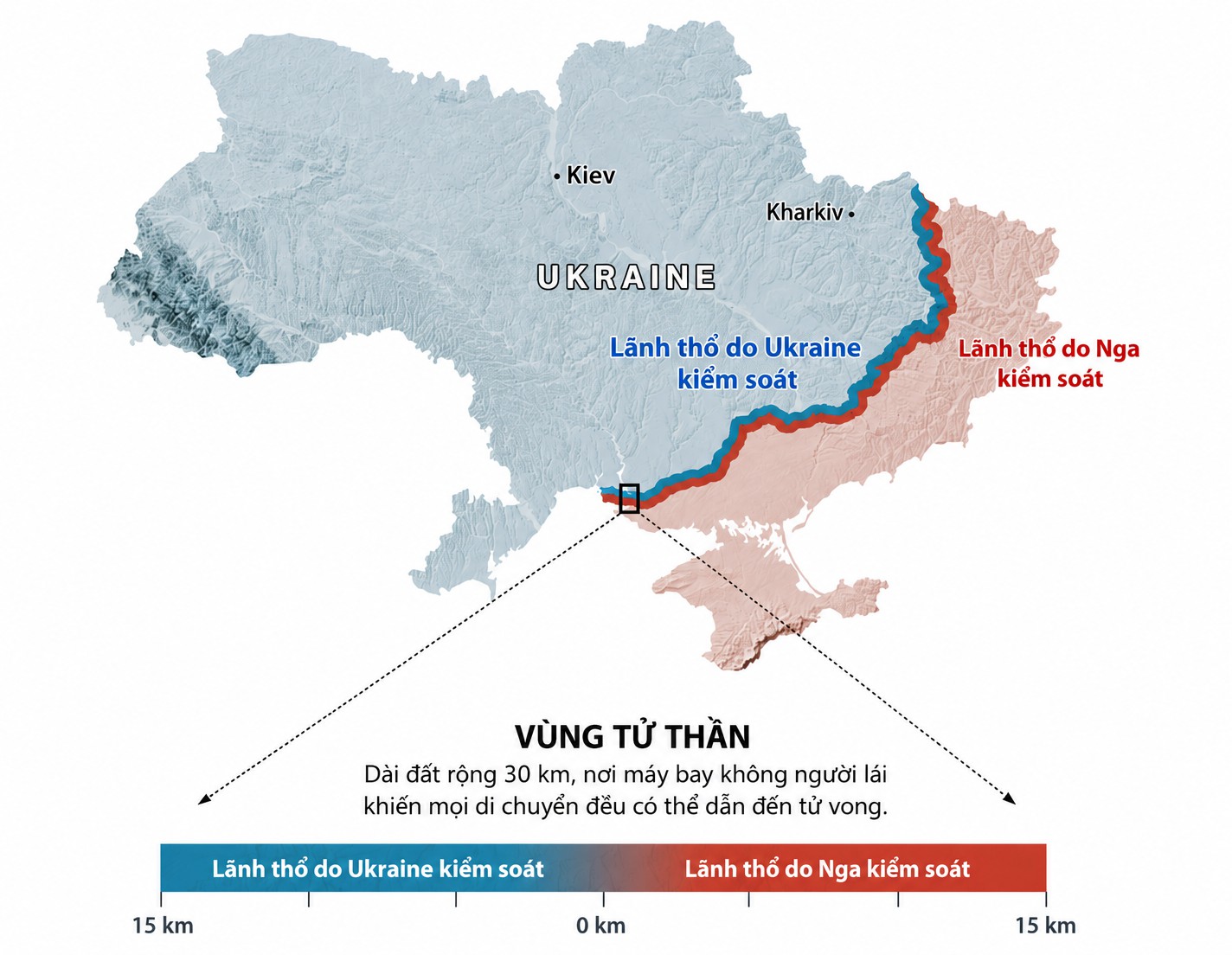 "Trò chơi trốn tìm" gay cấn giữa Nga và Ukraine ở vùng tử thần: Ai lộ vị trí trước gần như không còn đường lui- Ảnh 1.
