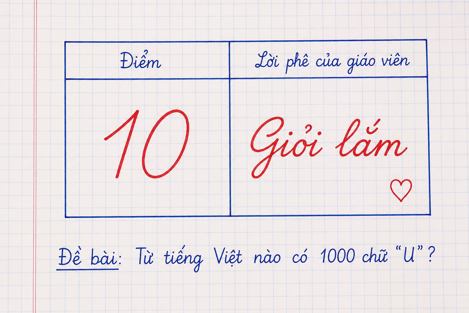 Từ tiếng Việt nào có 1000 chữ U? - 99% nghe xong là vò đầu bứt tai - Ảnh 1.