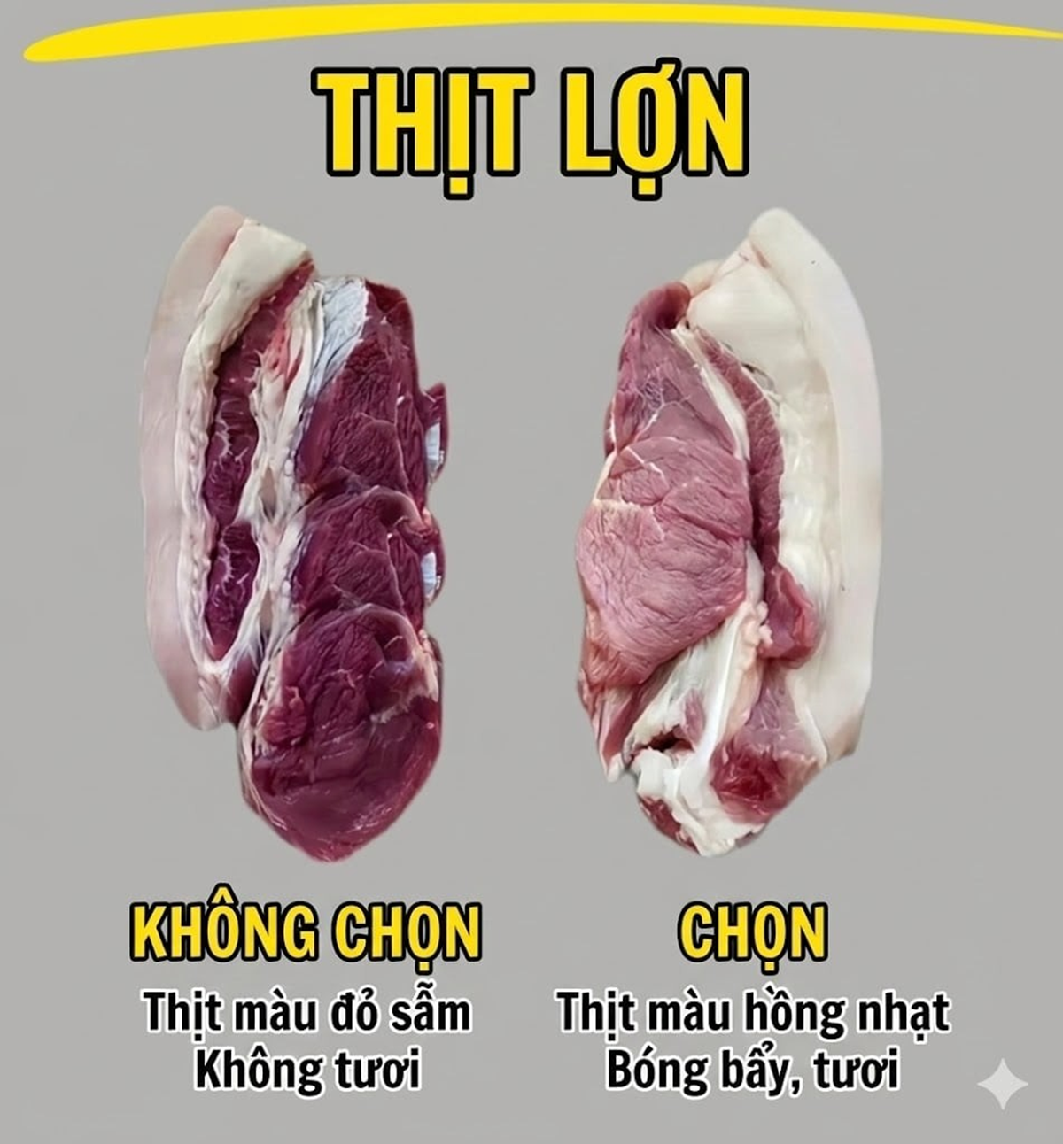 Đừng để màu sắc đánh lừa: Quy tắc "5 nhớ, 1 không" giúp chọn thịt lợn chuẩn - Ảnh 1.