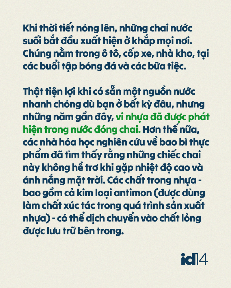 Uống nước trong chai nhựa để dưới nắng: Có thực sự an toàn?- Ảnh 2.