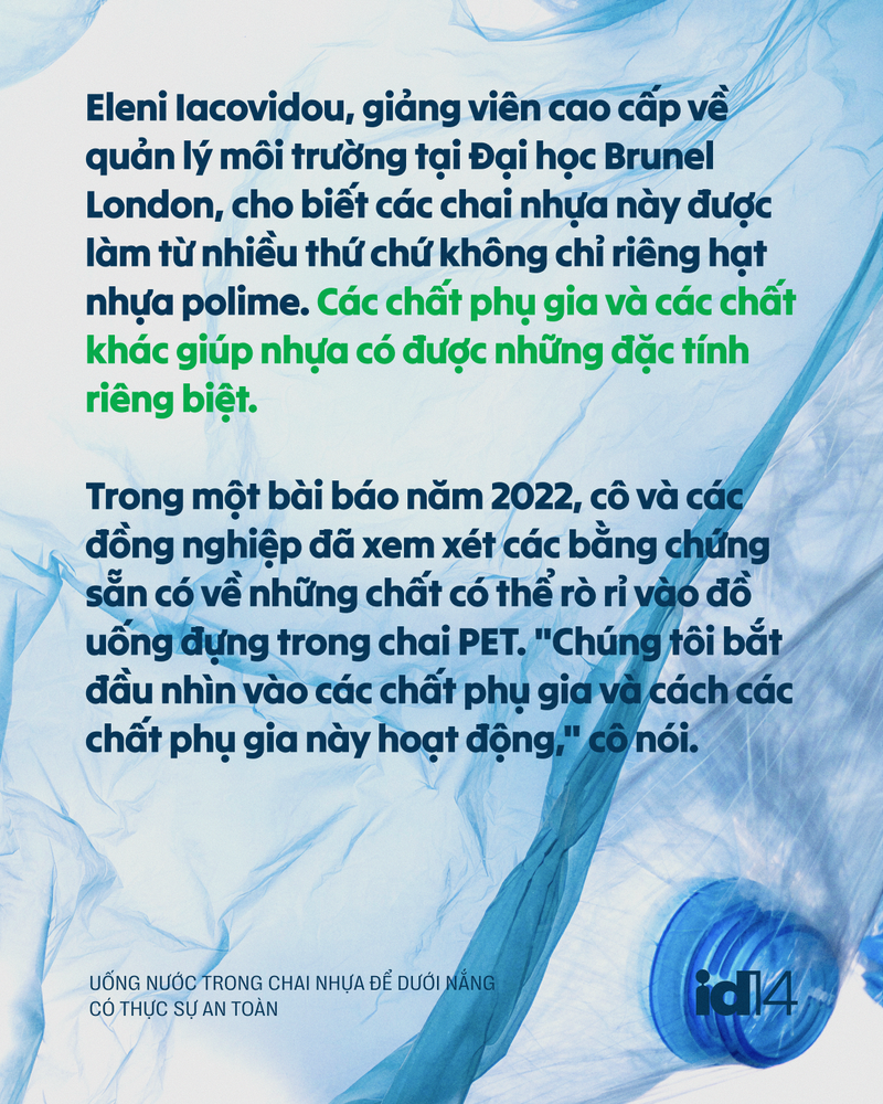 Uống nước trong chai nhựa để dưới nắng: Có thực sự an toàn?- Ảnh 3.