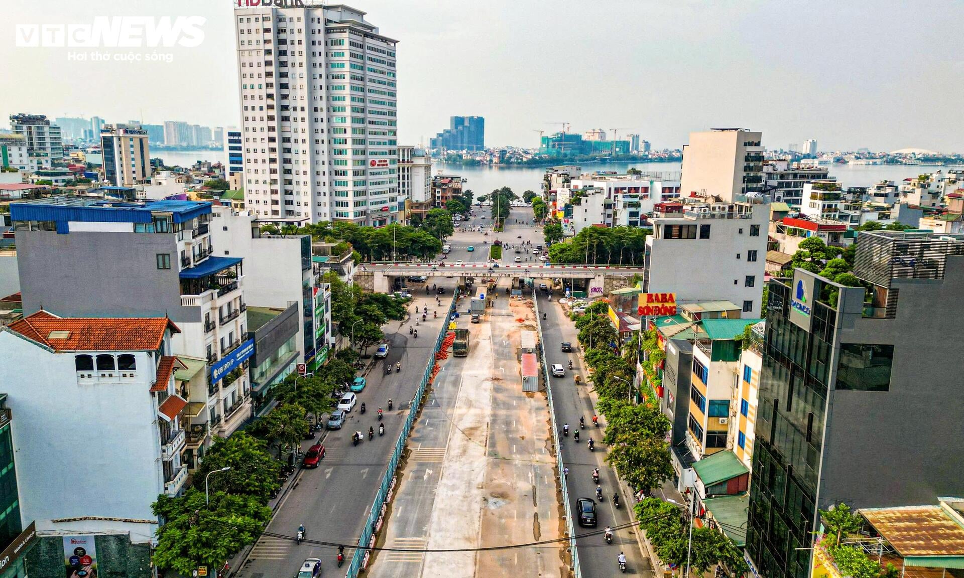Cận cảnh đại công trường thi công nhà ga metro số 5 giữa trung tâm Hà Nội- Ảnh 11.