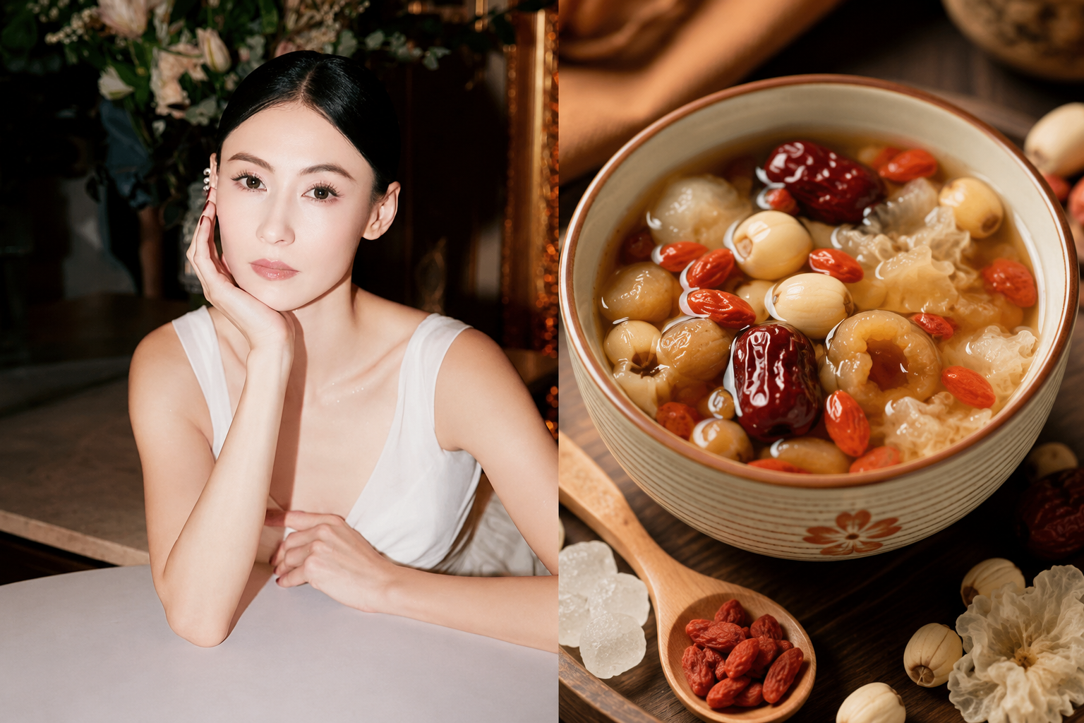 46 tuổi vẫn như thiếu nữ, Trương Bá Chi tiết lộ 5 bí quyết trẻ lâu: Mỗi sáng đều uống 1 loại nước, từng giảm 23kg nhờ 2 thực phẩm- Ảnh 3.