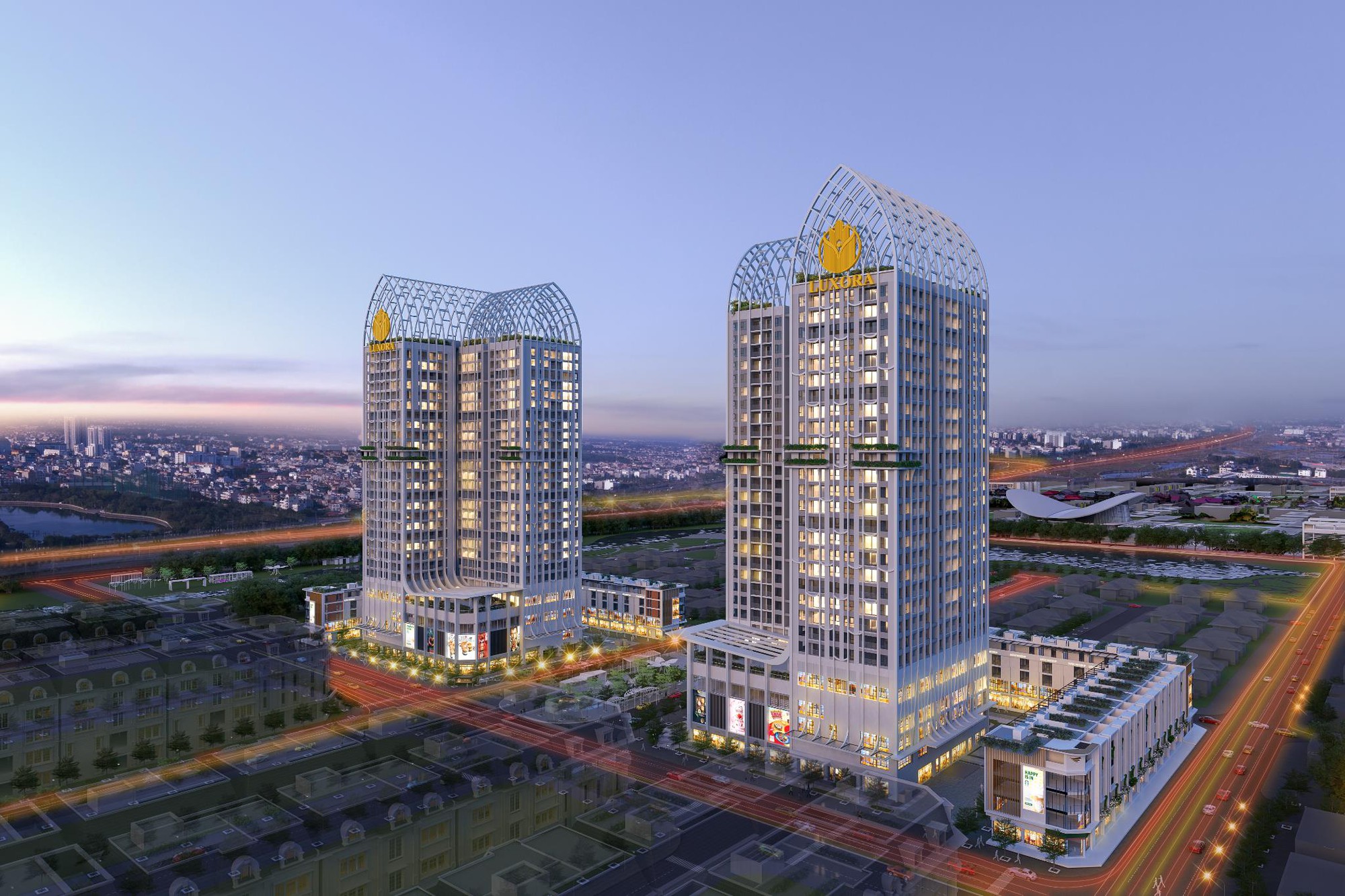 Luxora Bắc Giang tổ chức lễ cất nóc, tiến gần mốc hoàn thiện dự án - Ảnh 2. Luxora Bắc Giang tổ chức lễ cất nóc, tiến gần mốc hoàn thiện dự án - Ảnh 2.