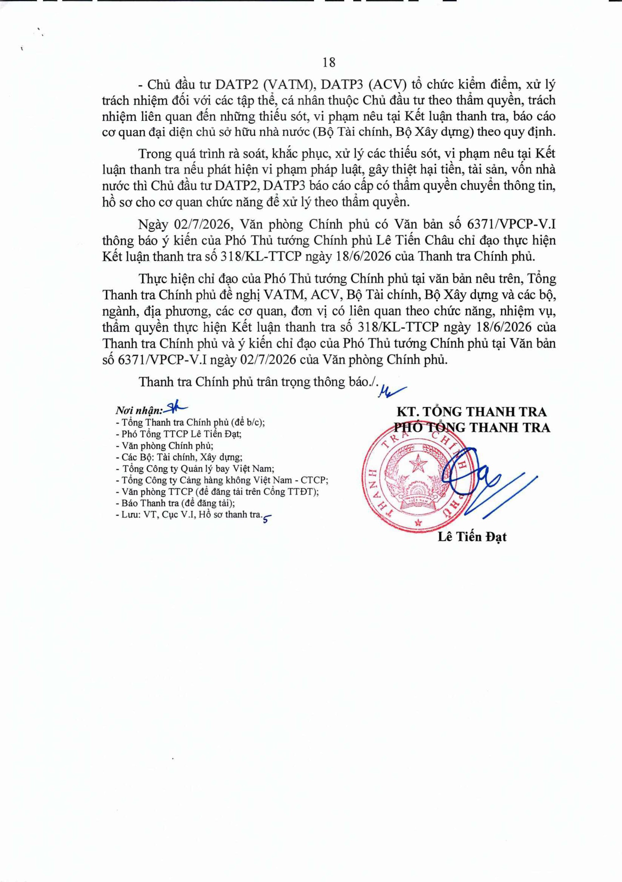 Thông báo Kết luận thanh tra Dự án đầu tư xây dựng Cảng hàng không quốc tế Long Thành giai đoạn 1- Ảnh 18.