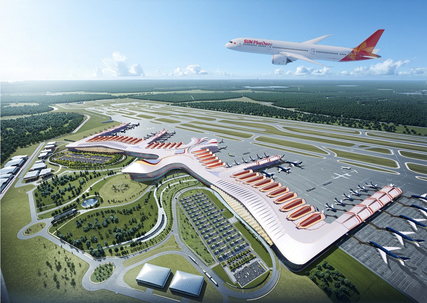 Sun Group và Changi Airports International mở rộng hợp tác chiến lược phát triển hệ thống sân bay tại Việt Nam - Ảnh 1.