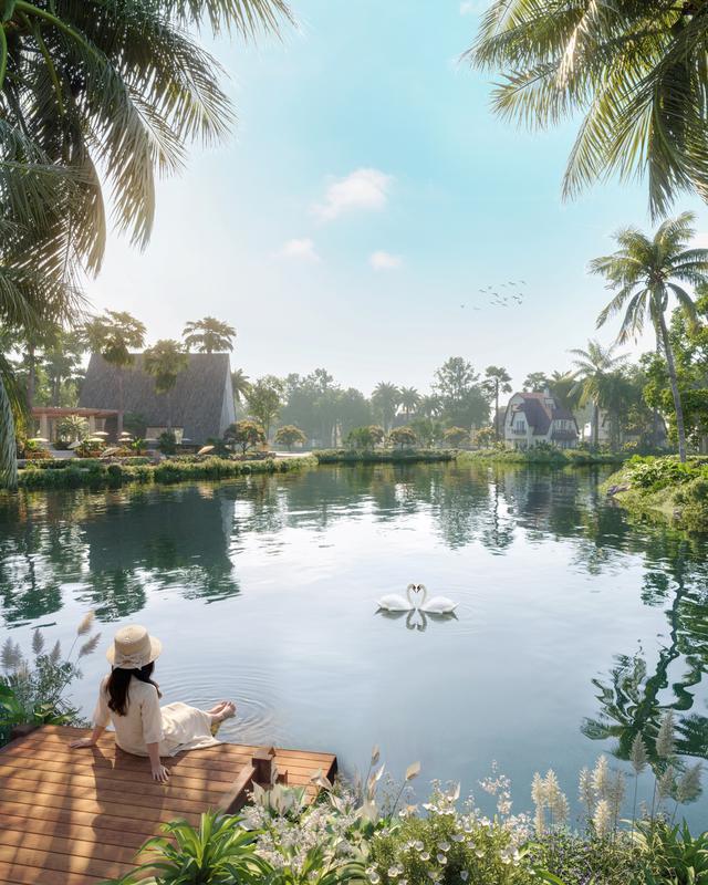 The Palm Island – Biệt thự đảo phong cách trẻ trung mang tinh thần nghỉ dưỡng chính thức ra mắt - Ảnh 5.