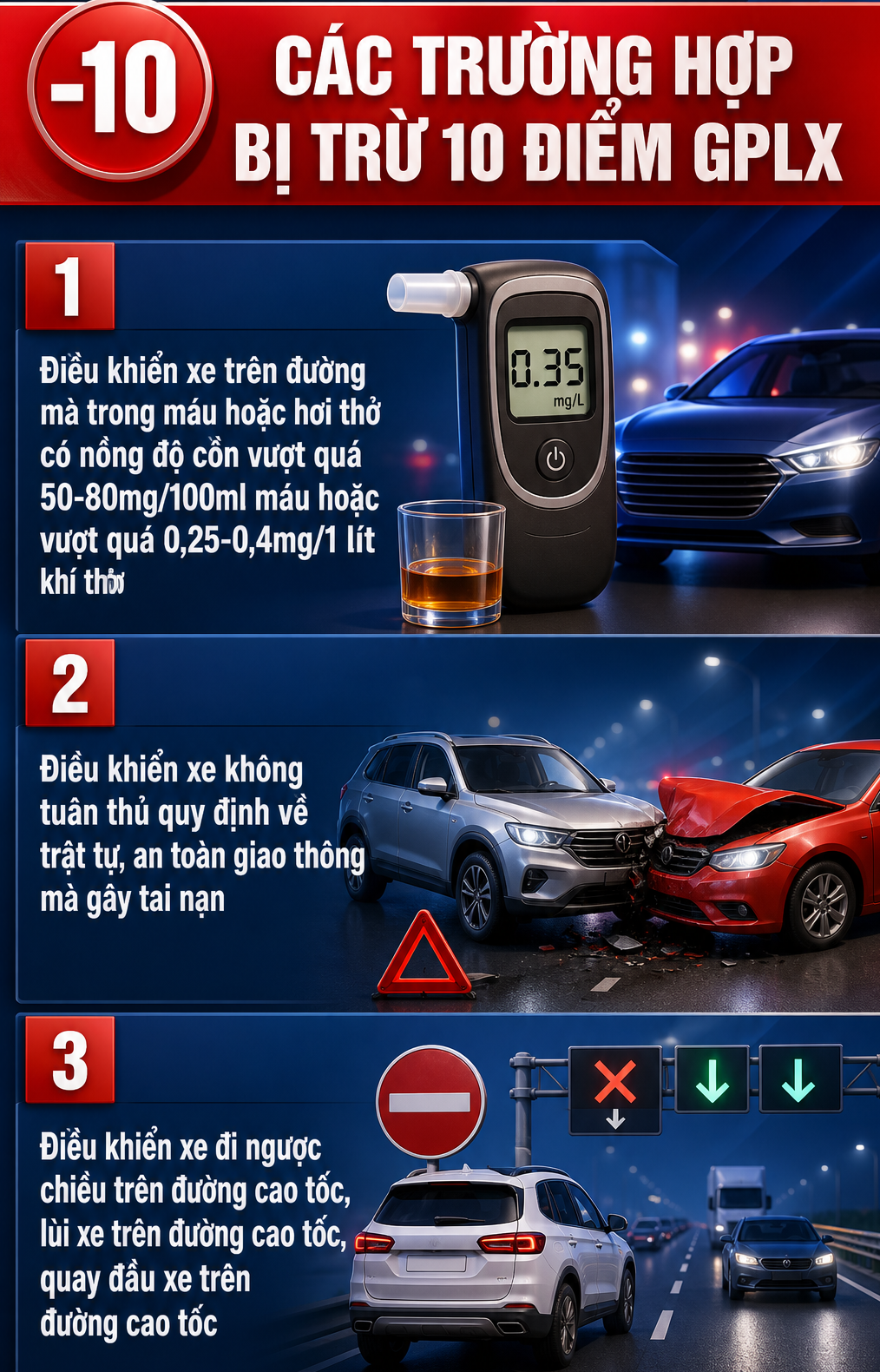 Thông tin quan trọng về trừ điểm Giấy phép lái xe, tất cả tài xế cần biết- Ảnh 3.