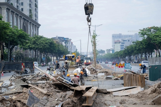 Hơn 4 tháng sau khi đưa vào sử dụng, 10 dự án thoát nước khẩn cấp đang thay đổi diện mạo chống ngập của Hà Nội- Ảnh 2. Hơn 4 tháng sau khi đưa vào sử dụng, 10 dự án thoát nước khẩn cấp đang thay đổi diện mạo chống ngập của Hà Nội- Ảnh 2.