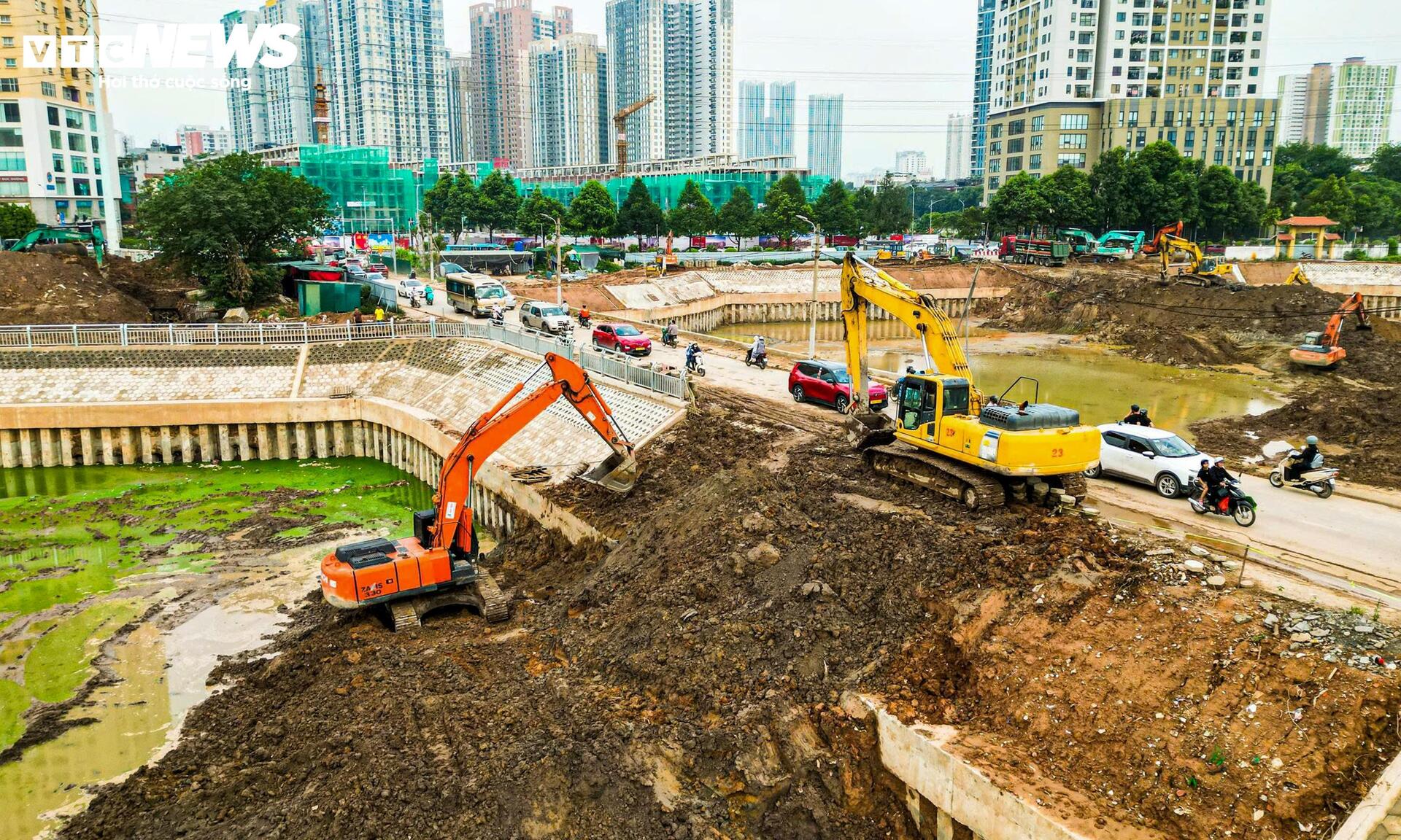 Hà Nội đưa vào vận hành nhiều công trình chống ngập trước mùa mưa- Ảnh 6.