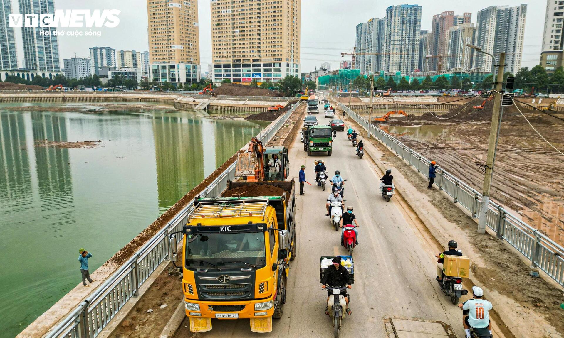 Hà Nội đưa vào vận hành nhiều công trình chống ngập trước mùa mưa- Ảnh 8.