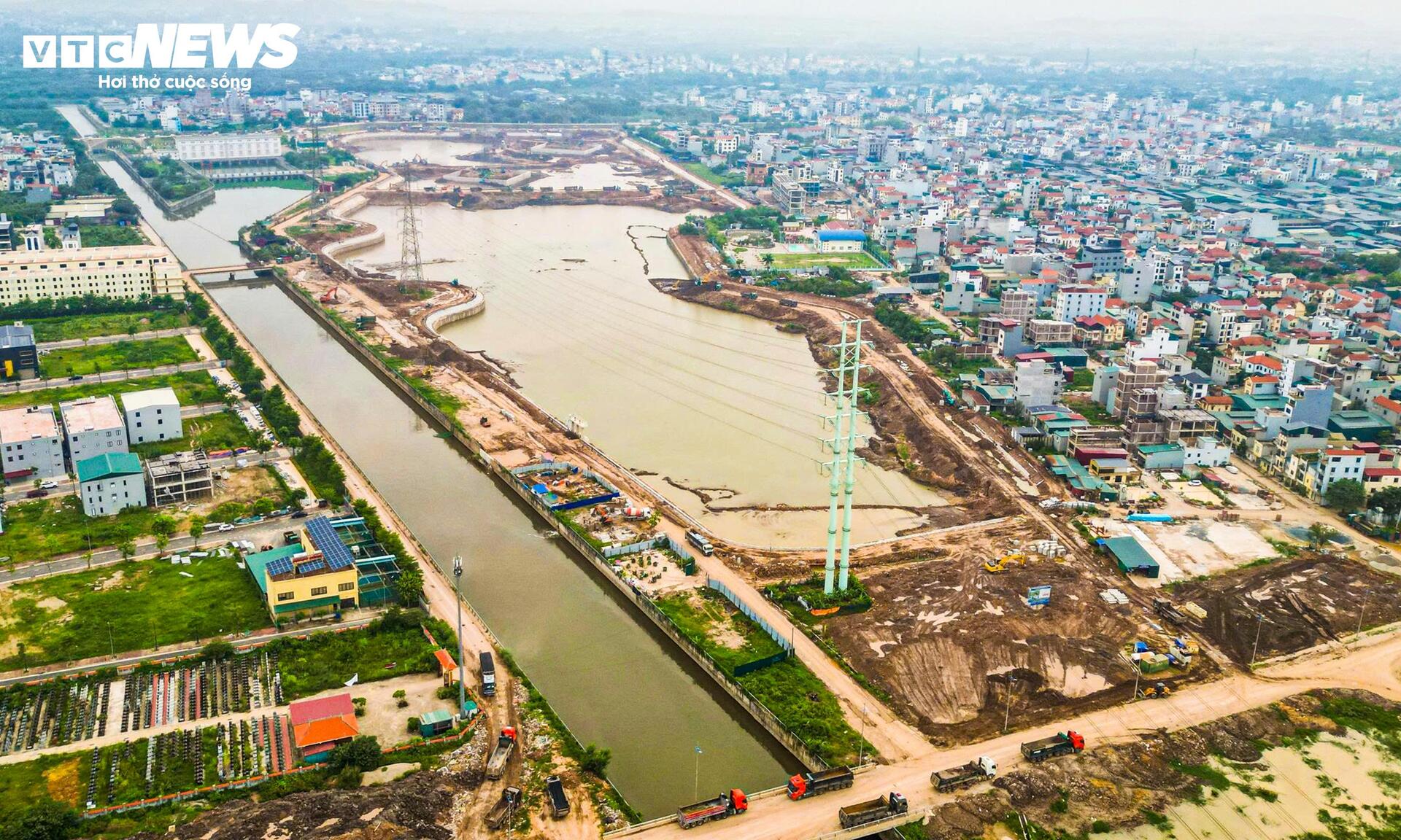 Hà Nội đưa vào vận hành nhiều công trình chống ngập trước mùa mưa- Ảnh 12.