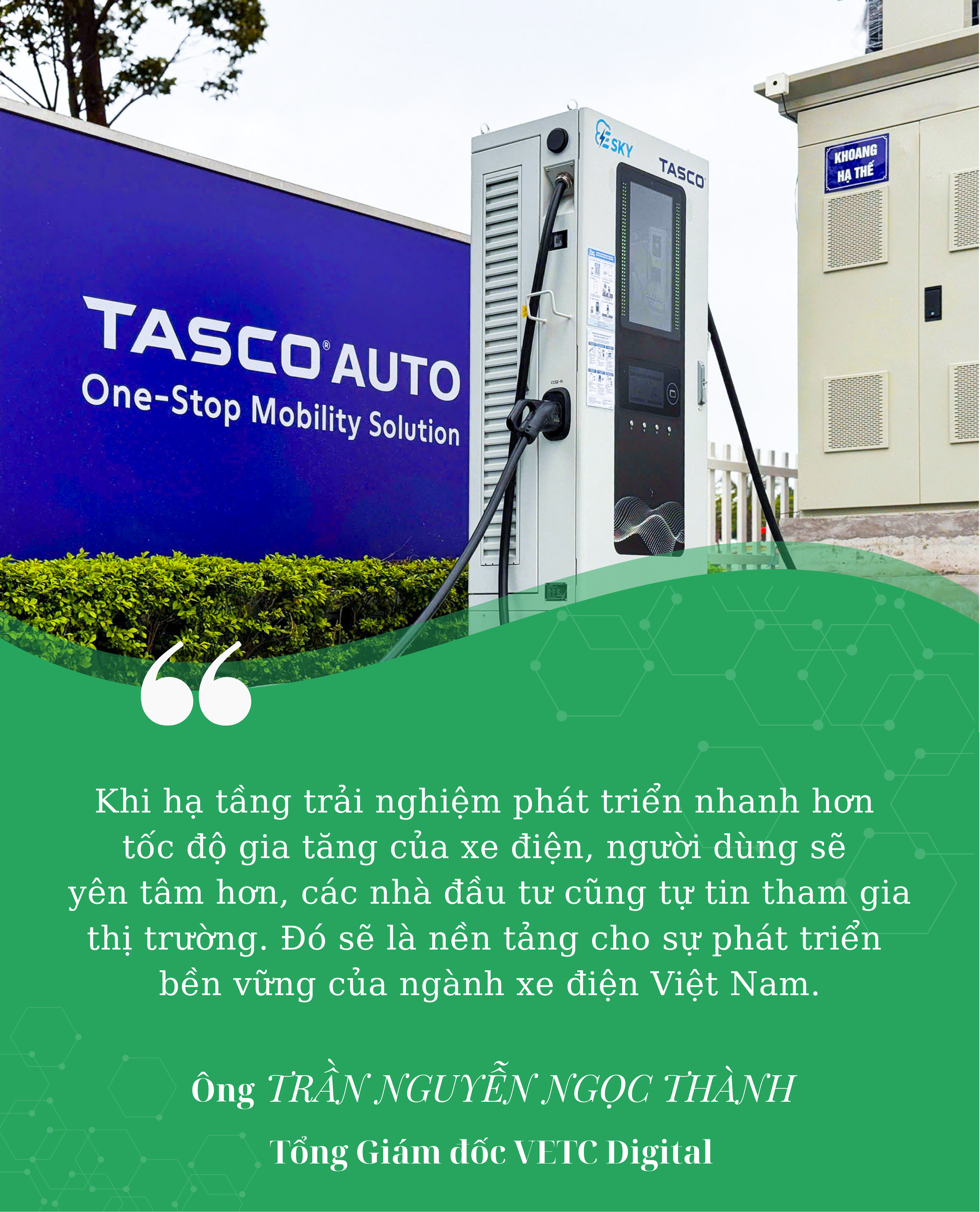 Từ thu phí không dừng đến Trạm sạc: VETC viết tiếp vai trò 