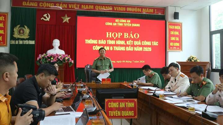 Vụ 146 điểm 10 môn Toán: Công an tỉnh Tuyên Quang thông tin- Ảnh 1.
