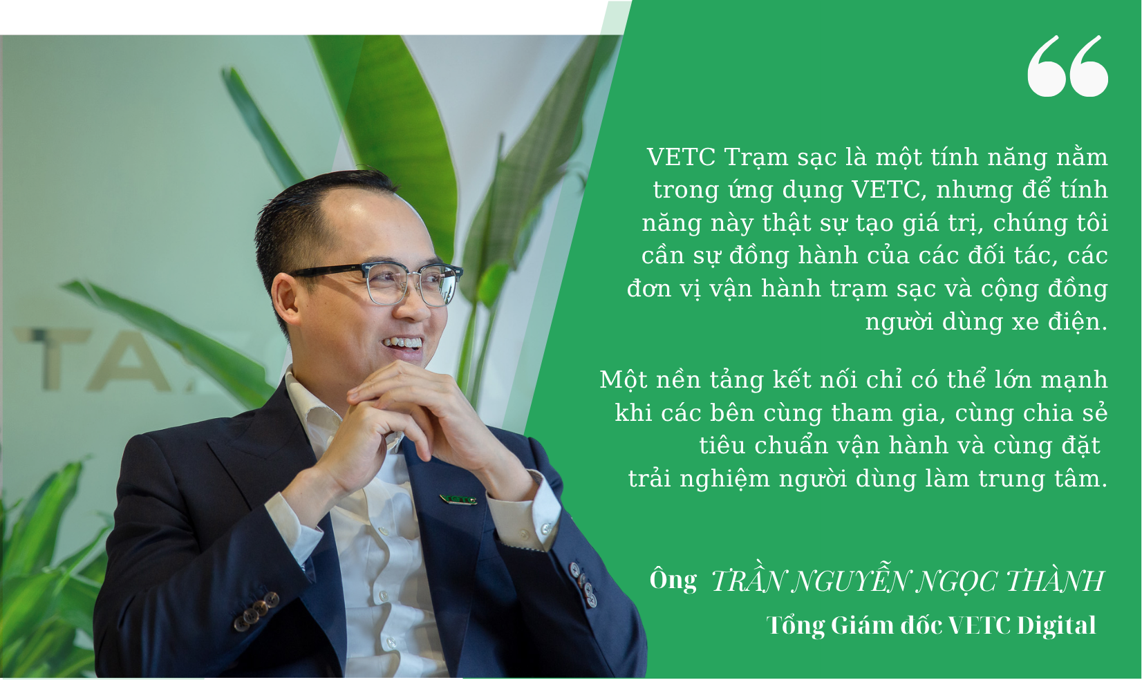 Từ thu phí không dừng đến Trạm sạc: VETC viết tiếp vai trò 
