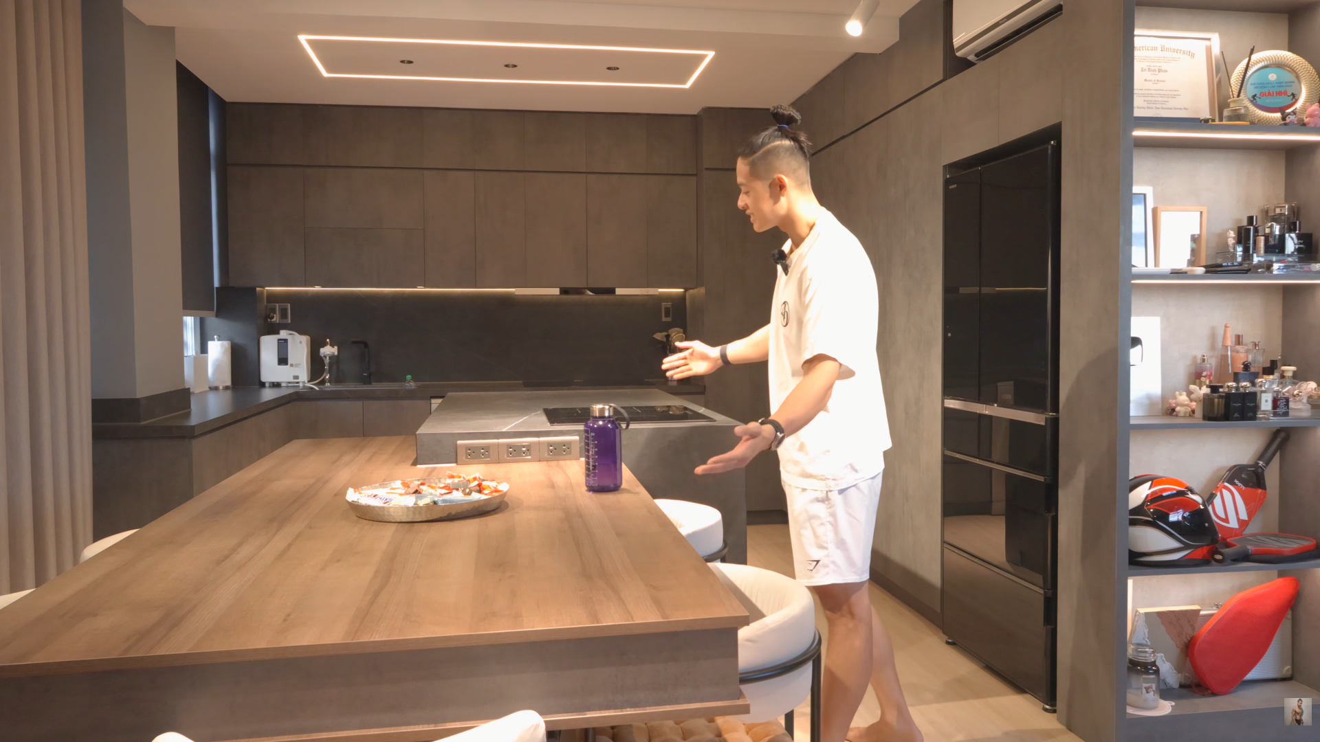 Tiểu thư Hà thành cưới chồng thạc sĩ: Sống trong penthouse 3 tầng, sang mà không phô, đẳng cấp hiện rõ trong từng góc nhà- Ảnh 5.