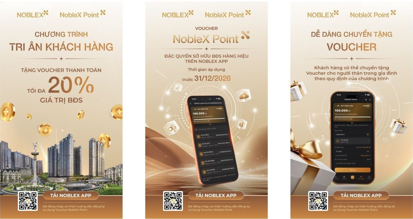 Sunshine Group tung chính sách tặng Voucher NobleX Point cho khách hàng thân thiết, dùng thanh toán tối đa 20% giá trị BĐS mới- Ảnh 2.