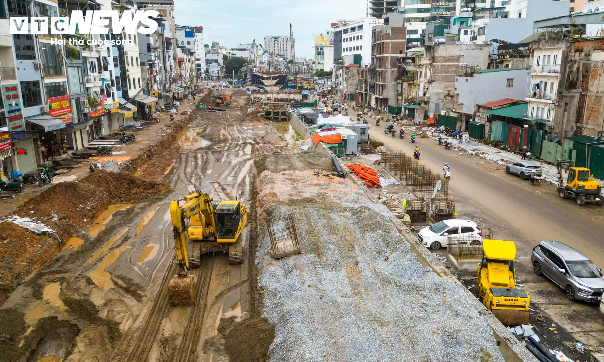 Tuyến đường gần 7.800 tỷ đồng ở Hà Nội tăng tốc hoàn thiện trước ngày 2/9- Ảnh 6.