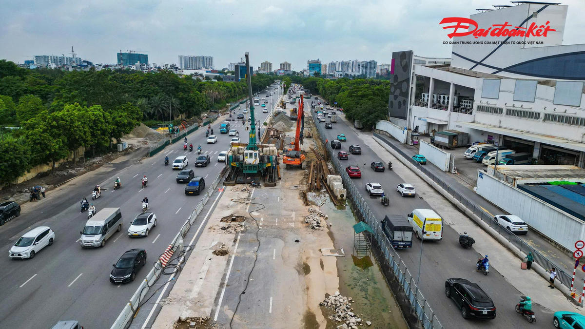 Hầm chui 6 làn Cổ Linh tăng tốc, phấn đấu thông xe trước Tết- Ảnh 4.