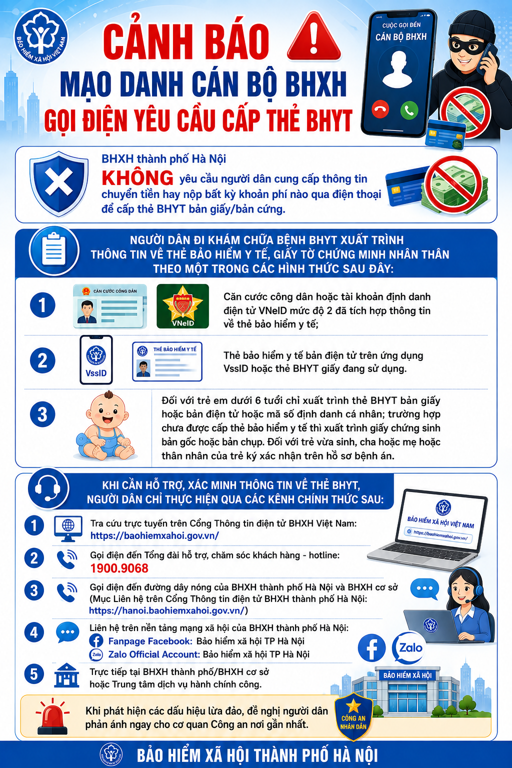 Giả mạo cán bộ BHXH gọi điện thông báo thẻ BHYT bị lỗi  - Ảnh 1.