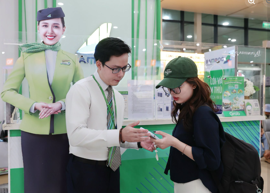 Quầy check-in của Bamboo Airways hiện tại - Ảnh 3.