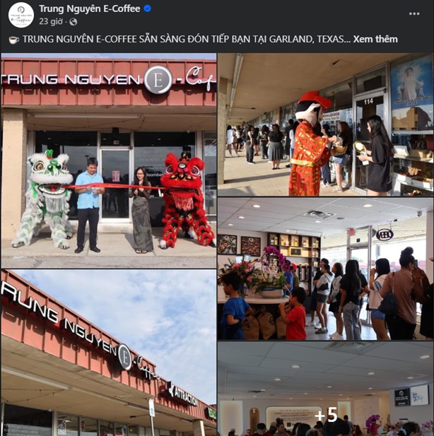 Cảnh tượng tại quán cà phê ở Mỹ của ông Đặng Lê Nguyên Vũ - Ảnh 1.