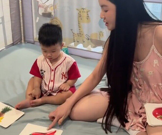 Cầm roi dạy con trước mặt bố chồng, Chu Thanh Huyền lên tiếng giải thích - Ảnh 6.