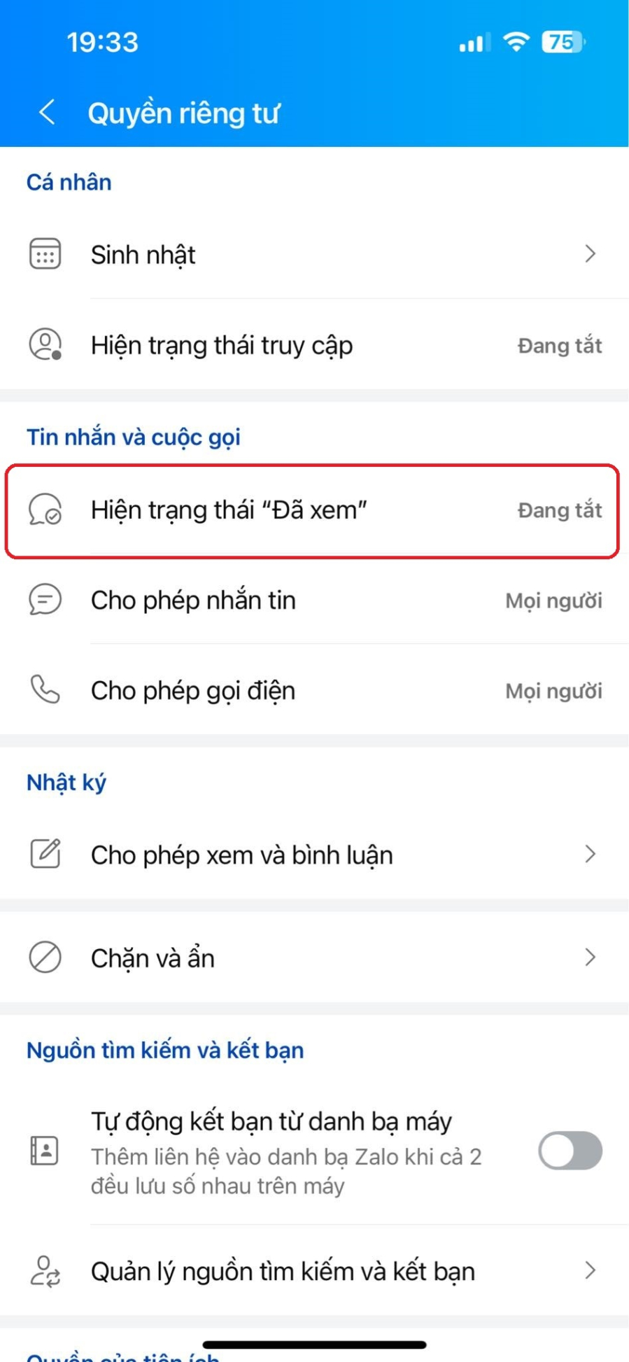 Tính năng trên Zalo giúp xem tin nhắn thoải mái, người gửi không biết người nhận đọc tin nhắn hay chưa- Ảnh 3.