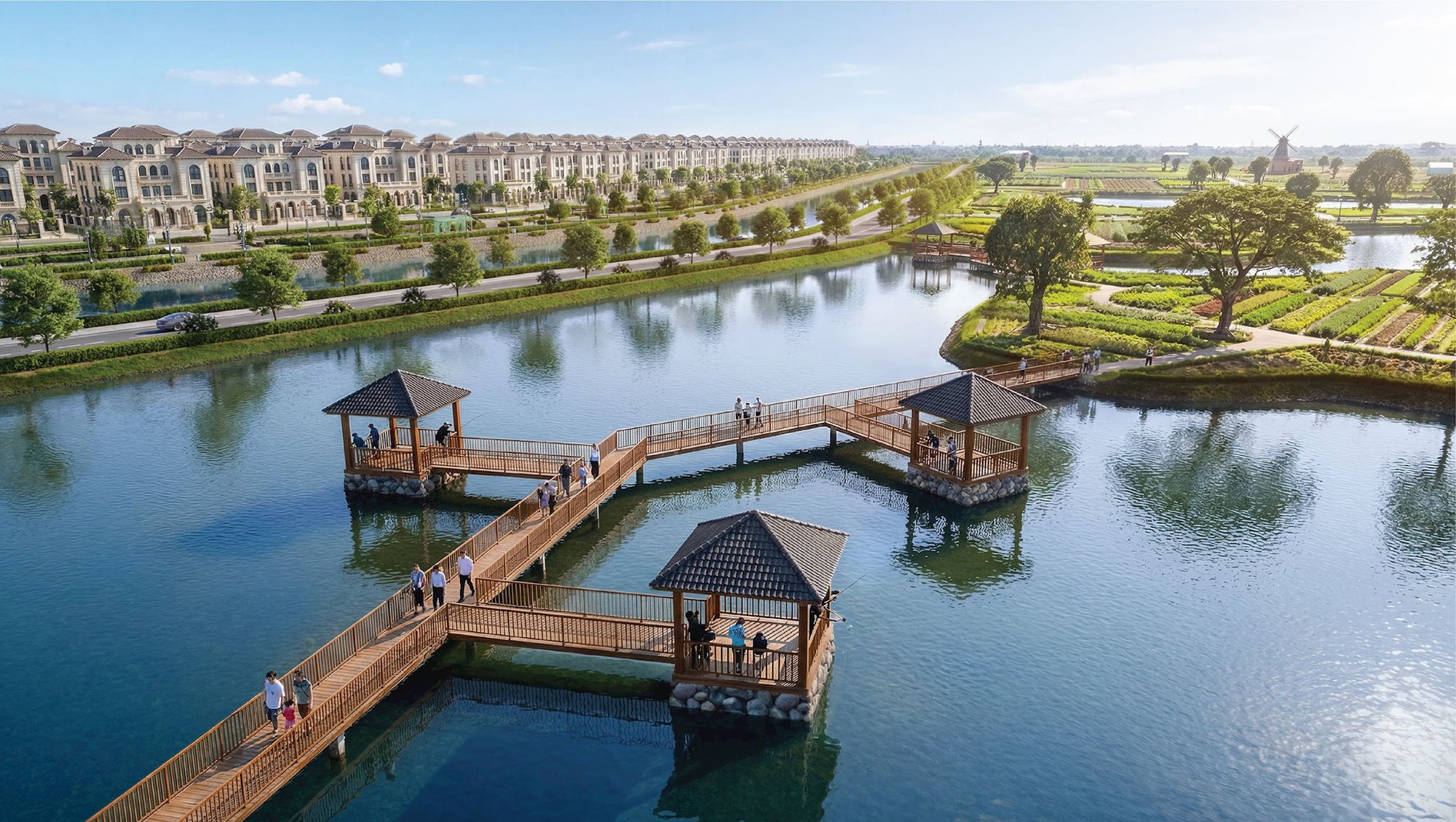 Có gì trong đại đô thị sinh thái gần 250ha, 11km ven sông vừa được Sunshine Group khởi công trên trục Tây Thăng Long?- Ảnh 3.