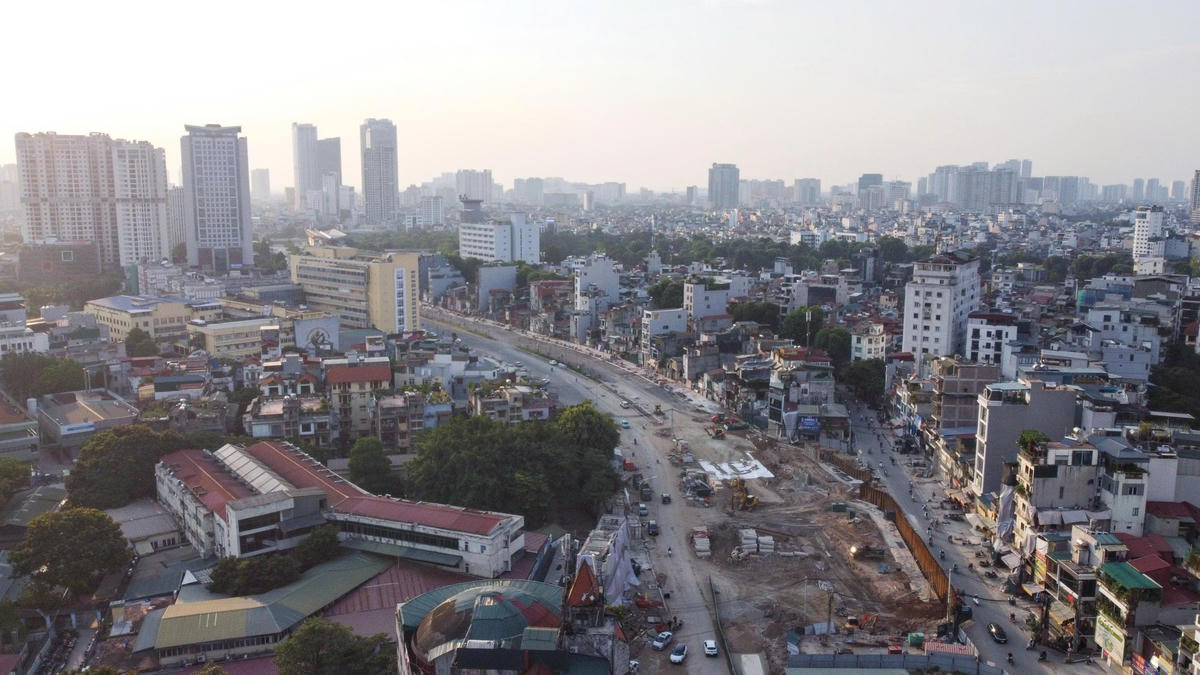 Hà Nội biến 6.800m2 đất xen kẹt giữa Vành đai 1 và La Thành thành bãi đỗ xe, vườn hoa- Ảnh 1.