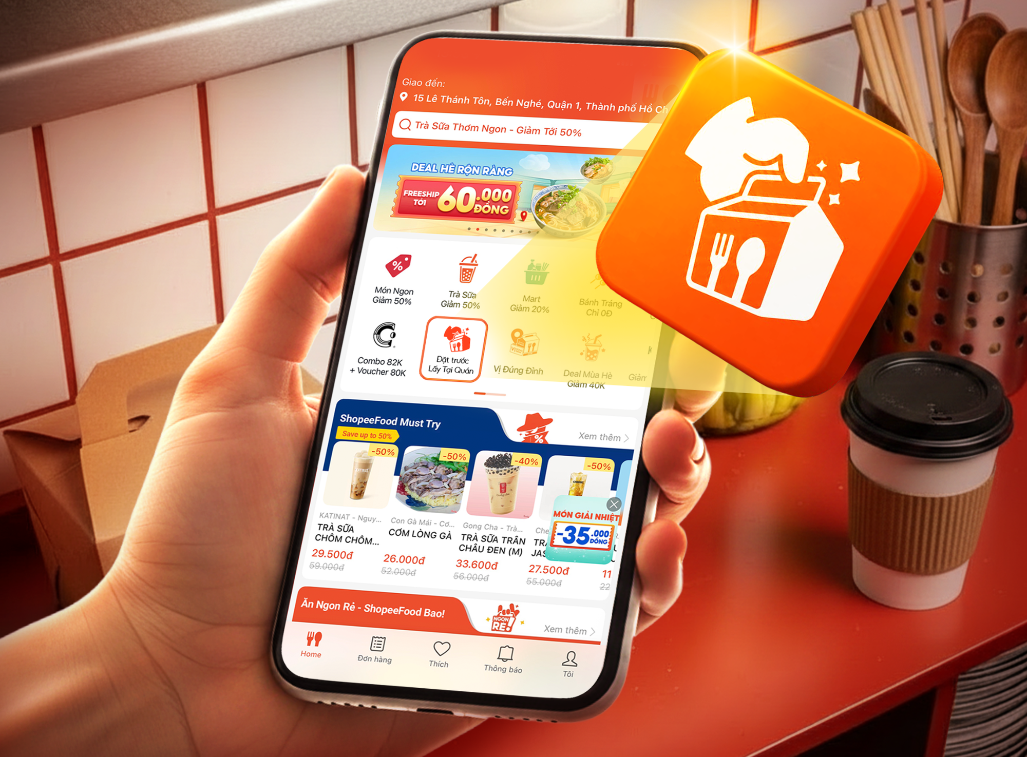 ‏ShopeeFood triển khai “Đặt trước, lấy tại quán”, thêm lựa chọn đặt món cho người dùng‏ - Ảnh 2.