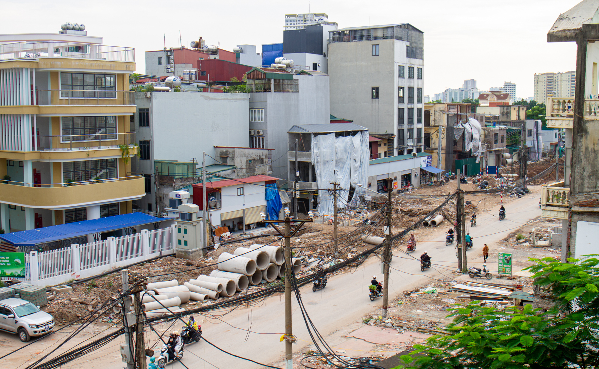 Dự án mở đường đình trệ hơn 10 năm được ứng trước 700 tỷ từ cải cách tiền lương, nay giải phóng mặt bằng đồng loạt, sẽ hoàn thành vào năm sau - Ảnh 2.