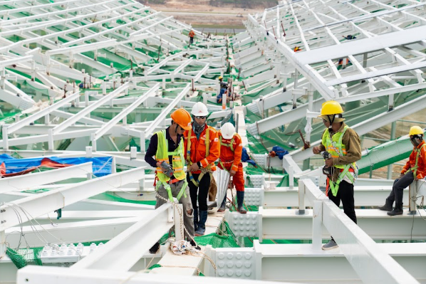 Sân bay quốc tế duy nhất ở Việt Nam mang hình Phượng hoàng lửa đang 'lộ diện' giữa đảo Ngọc- Ảnh 5. Sân bay quốc tế duy nhất ở Việt Nam mang hình Phượng hoàng lửa đang 'lộ diện' giữa đảo Ngọc- Ảnh 5.