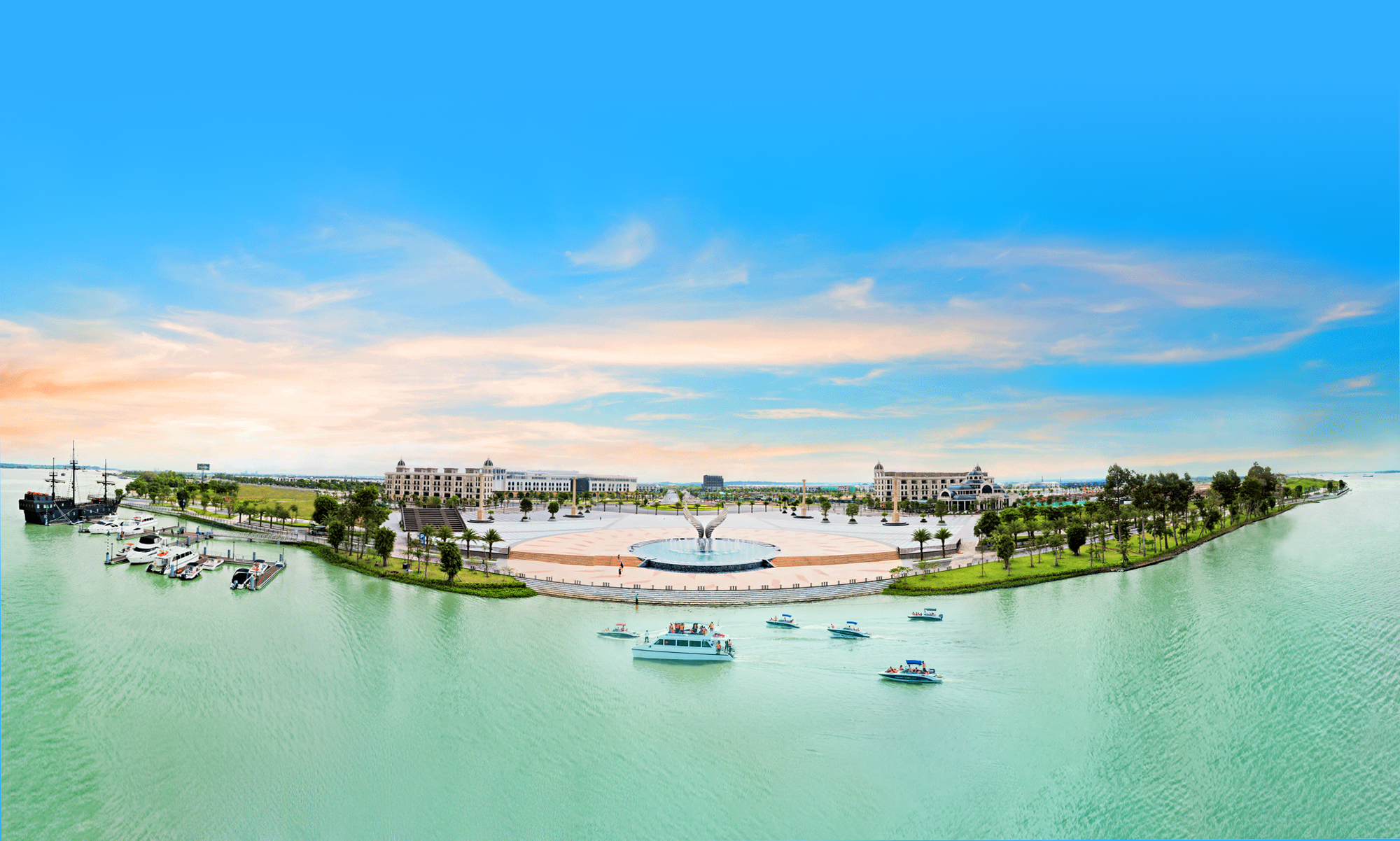 Novaland cùng đối tác ngân hàng, nhà thầu đẩy mạnh hoàn thiện Aqua City - Ảnh 1.